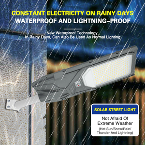 <span class=keywords><strong>Lampadaire</strong></span> solaire LED tout-en-un avec télécommande 100w 200w 300w pour la vente en gros et au détail - Product Image 5