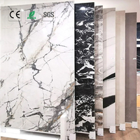 Décoration intérieure, panneau mural en PVC imitation marbre, alternative au marbre, résistant aux intempéries, revêtement UV, plaque en PVC imitation marbre