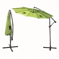 Parasol de plage personnalisé avec impression de logo, imperméable, portable, léger, réglable, avec structure en acier inoxydable, pour le camping en plein air