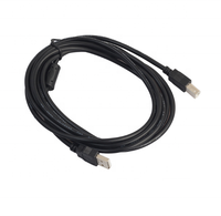 Câble USB 2.0 A mâle vers B mâle pour imprimante/scanner/écouteurs/scanner de codes-barres