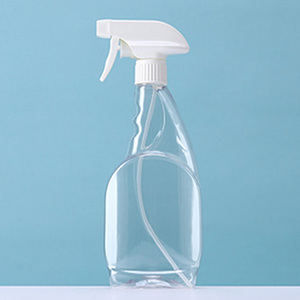 Envase <span class=keywords><strong>para</strong></span> Soluciones de Limpieza del Hogar, Botella de Spray de Plástico PET Transparente Ecológica de 400ml 500ml 750ml, Botellas con Pulverizador - Product Image 5