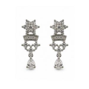 ชุดสร้อยคอจี้เงินแท้ 925 ประดับเพชร CZ พร้อมต่างหูเข้าชุด - Product Image 2
