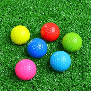 Balles <span class=keywords><strong>de</strong></span> <span class=keywords><strong>golf</strong></span> d'entraînement d'intérieur en plastique Surlyn YIHONG YHGB22, lot <span class=keywords><strong>de</strong></span> 2, bleu vif, d'<span class=keywords><strong>occasion</strong></span>, pour putting, haute dureté, vente en gros - Product Image 2