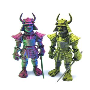 Modelo de Juguete de Guerrero Samurái Japonés Impreso en 3D, Articulaciones Móviles, Adornos Retráctiles, Caja con Péndulo, Nuevo Modelo de Plástico para Niños - Product Image 1