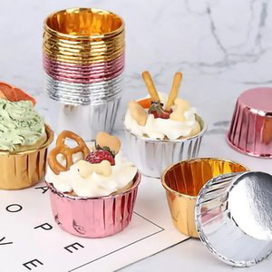 Usine personnalisée roulé Muffin papier tasse enduit résistant aux hautes températures gâteau Snack Cupcake fête de <span class=keywords><strong>mariage</strong></span> cuisson cuisine - Product Image 1