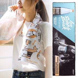 ผ้าเช็ดตัวไมโครไฟเบอร์สำหรับออกกำลังกาย พิมพ์โลโก้ได้ ขนาดกว้าง 30x100 ซม. |   แห้งเร็วสำหรับออกกำลังกายในยิม ของขวัญแบรนด์มาราธอน - Product Image 1
