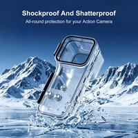 En stock, boîtier étanche PULUZ pour DJI Osmo Pocket 4, coque de protection sous-marine pour caméra stabilisée Osmo Pocket 4