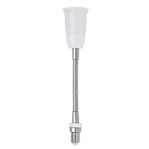 Flexible E27 to E27 LED Lamp base Bulb Socket With 20CM Extension Adapter Light Holder Converters E27 Screw Bases for ceiling