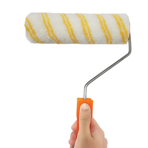 Rodillo de pintura industrial para bricolaje, sin pelusas, para esquinas de pared y techo, con mango OEM de 4 pulgadas tipo cola de ratón, para pulido sin puntos muertos en todos los ángulos. - Product Image 2