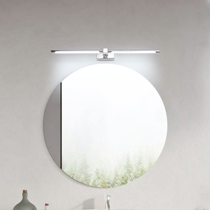 Modern Wall Mount <b>Vanity</b> <b>Mirror</b> Lamp IP44 Rated Aluminum Chrome Finish LED Dimmable High CRI Adjustable Color Temp 3-Year - Product Image 3