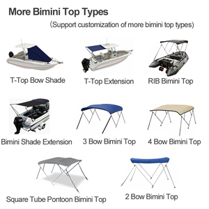 Bimini <span class=keywords><strong>Bateau</strong></span> Auvent Couverture Étanche Top UV Preuve Marine Matériel Bimini Top <span class=keywords><strong>Pour</strong></span> <span class=keywords><strong>Bateau</strong></span> - Product Image 5