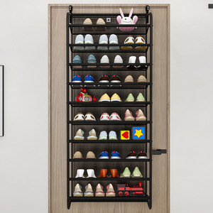 Household <strong>Wall</strong> Mounted <strong>Shoe</strong> Storage <strong>Rack</strong> Multiple-layer <strong>Rack</strong> Over <strong>the</strong> Door <strong>Shoe</strong> Organizer Display Shelf - Product Image 3