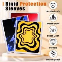 Protège-cartes PVC Toploader 35pt Transparent Effet Cristal 5x7 Pro pour cartes de collection Baseball, Athlétisme, TCG et Gaming
