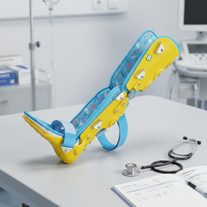 Orthèse de genou, <span class=keywords><strong>cheville</strong></span> et pied de haute qualité pour enfants, <span class=keywords><strong>attelle</strong></span> pédiatrique KAFO, support de marche pour enfants, équipement de récupération pour la paralysie cérébrale - Product Image 3