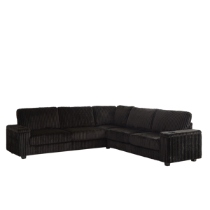 Canapé d'angle convertible moderne et épaissi, capitonné, en forme de L, pour salon, appartement, ou hôtel, de forme carrée - Product Image 4