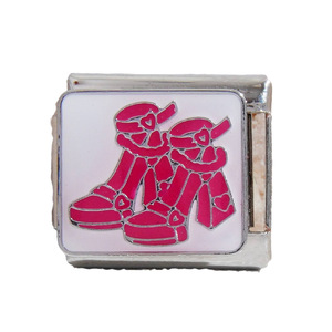 Stainless Steel Modular Bracelet Charms Heart Pattern Unisex Jewelry Gift Accessory Chain Valentine's Day Theme - Product Image 5