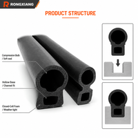 Bande d'étanchéité en mousse EPDM adhésive spéciale, semi-circulaire et creuse, pour boîtes de distribution et applications routières, taille personnalisable