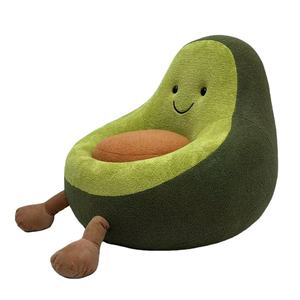 Sillón Individual de Tela con Diseño de Fruta para Decoración de Sala de Estar, Estilo Aguacate - Product Image 3