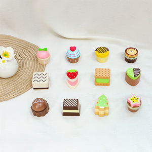 Montessori Dessert Cake Sets Pretend Play Simulation Food Board Games Apprentissage Educational Kitchen Toys for Kids Boys Girls - Product Image 1