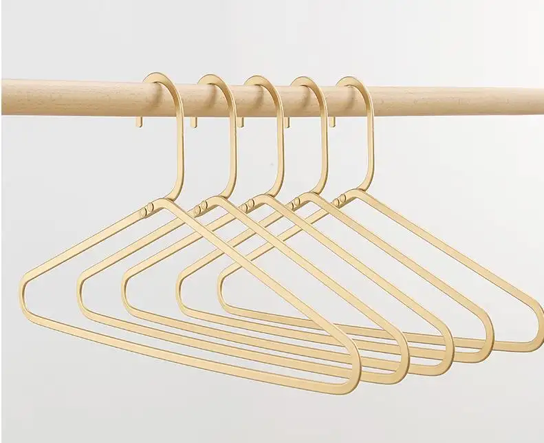 Aluminum Alloy clothes hanger simple non-slip non-marking hanger household drying rack metal