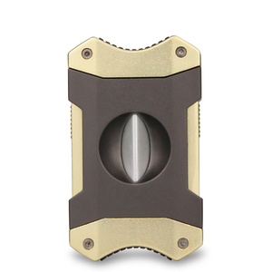 VANACE Guillotine et couteau en acier tranchant personnalisés en vrac, pliables, accessoires de table parfaits pour cigares, ensemble de coupe-cigares - Product Image 1