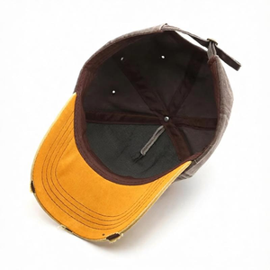 Gorra de Béisbol Vintage Lavada, de Algodón Desgastado, Ajustable, Unisex, Casual, con Logotipo Personalizado Bordado, Estilo Retro - Product Image 5