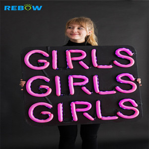 Rebow Personalizzato Logo di Illuminazione A LED Tubo di Vetro In Diretta Nudi Neon <span class=keywords><strong>Sign</strong></span> - Product Image 5