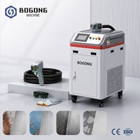Nouvelle machine de nettoyage à fibre pulsée 2KW de qualité industrielle, haute puissance, pour le traitement de surface et l'élimination de la rouille et de la peinture sur métaux, pour applications marines et automobiles