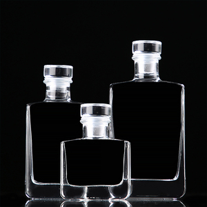 Oshow Bouteilles en verre vides écologiques pour la vente en gros, 50ml, 100ml, 200ml, 500ml, 750ml, pour Vodka, Whisky, <span class=keywords><strong>Gin</strong></span>, Tequila, Brandy, Rhum, Whiskey, avec gravure - Product Image 3