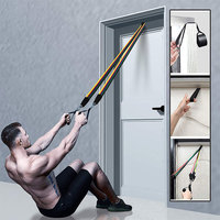 Kit de barre de Pilates en TPE pour la gym, avec poignées réglables pour bandes de fitness, tube de résistance en latex, ensemble de bandes de résistance avec logo personnalisé