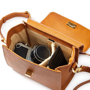 Genuine Leather Camera <strong>Bag</strong> Crossbody <strong>Vera</strong> <strong>Pelle</strong> Tracolla Donna Fashion Camera <strong>Bag</strong> - Product Image 2