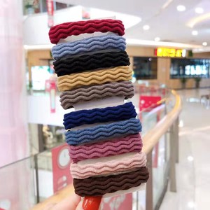 Coletero con Forma de Toalla, Colores Variados, Alta Elasticidad, Tejido de Punto, Accesorio Casual para el Cabello, 100 Unidades por Paquete - Product Image 4