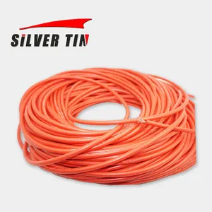 Silikon kauçuk yüksek gerilim tel kablo 14awg 16awg 18awg