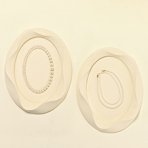 Fanxi sang trọng màu Hồng Trang sức hiển thị khay sợi nhỏ trang sức vòng cổ vòng đeo tay bông tai vòng hiển thị khay - Product Image 5