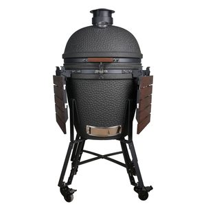 Auplex 16, 18, 22, 27 pouces, barbecue Kamado en céramique moderne de haute qualité, forme OEM, <span class=keywords><strong>avec</strong></span> chariot pour le camping en plein air - Product Image 1