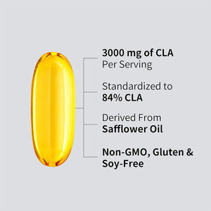 OEM/ODM Organic natural ingredient support metabolism fat burn <b>weight</b> management muscle health Safflower Oil CLA Softgel - Product Image 4