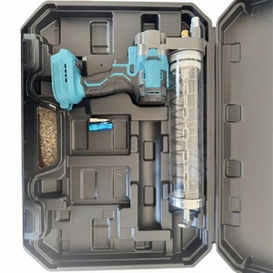 Pistola per Grasso Portatile Automatica ad Alta Tensione Ricaricabile con Batteria al Litio <span class=keywords><strong>MT</strong></span>, Doppia Funzione, per Uso Transfrontaliero, con Confezione in Scatola di Plastica - Product Image 1