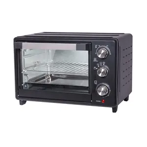 Horno eléctrico de 25L, parrilla tostadora, OTG Horno de convección, mini freidora de aire portátil, horno para patatas fritas, máquina de pollo asado