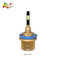 Ampoules de phare LED pour voitures et camions, vente en gros d'usine, H1 H3 H7 H11 9005, étanches IP67, série N17