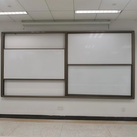 Collage coulissant Tableau blanc de classe Enseignement universitaire Tableau vert coulissant magnétique Tableau blanc