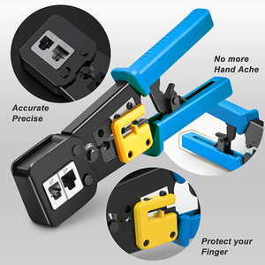 <span class=keywords><strong>Pince</strong></span> <span class=keywords><strong>à</strong></span> <span class=keywords><strong>sertir</strong></span> <span class=keywords><strong>RJ45</strong></span> ZOERAX, outil de coupe et de sertissage de câbles réseau 6P/8P pour câbles Ethernet Cat5e Cat6 Cat7, <span class=keywords><strong>prix</strong></span> direct usine - Product Image 3