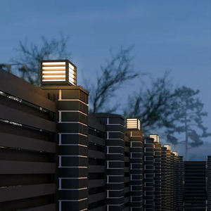 โคมไฟ LED กันน้ำ IP65สำหรับสวนเสา E27กลางแจ้งรั้วภูมิทัศน์สำหรับประตูลานโคมไฟเสากันแดด - Product Image 6