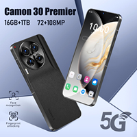 Camon 30 Premier Smartphone 5G 7,3 pouces 16 Go de RAM 1 To de stockage Double SIM Decacore Batterie 8000 mAh Téléphone portable Android 108 MP Global