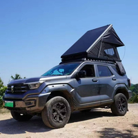 Tente de toit rigide pour voiture, tente de camping en alliage d'aluminium pour toit de voiture