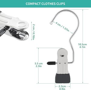 Clips suspendus épingles à vêtements placard <span class=keywords><strong>cintre</strong></span> organisateur pinces chaussettes pinces à serviettes pinces à linge robustes pinces à <span class=keywords><strong>cintre</strong></span> en vrac pour placard - Product Image 2