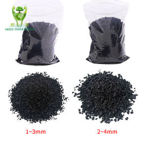 Granulés de caoutchouc recyclé noir 1-4 mm, caoutchouc SBR en miettes pour aire de jeux, jardin d'enfants, allée, <span class=keywords><strong>gazon</strong></span> artificiel, remplissage de terrain de football - Product Image 2