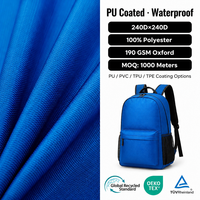 Sac à dos de voyage imperméable et résistant aux déchirures en tissu Oxford 250 Dobby 100 % polyester de poids moyen pour garçons et filles