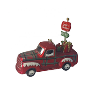 Ornements de Noël en verre soufflé faits à la main, style rétro, en forme de voiture, à suspendre, parfaits pour la décoration de l'arbre de Noël - Vente chaude