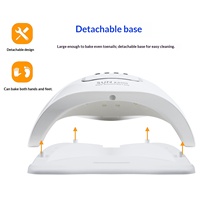 ODM/OEM SunX5Max 150W Lampe UV/LED pour le séchage du vernis gel, en ABS, pour salon de manucure, vente en gros