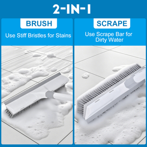 Bàn chải sàn lông cứng bền và chức năng okkihome dễ dàng loại bỏ các vết bẩn cứng đầu khỏi các dòng vữa và gạch - Product Image 5